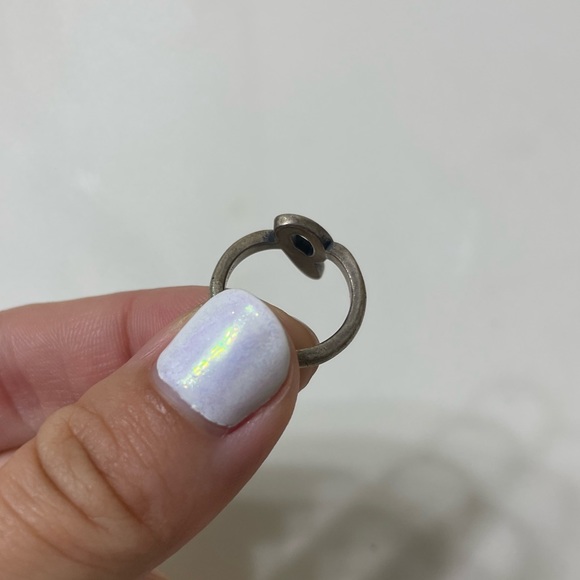 James Avery cursive B ring - Picture 4 of 5